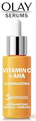 Vitamin C + AHA Sérum Facial Iluminador Antimanchas, 40ml
