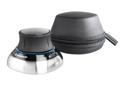 3Dconnexion SpaceMouse Wireless (Bluetooth Edition, 3D-souris, sans fil, noir)