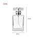 Enslz 30ML Portable Transparent Glass Perfume Empty Bottle Refillable Atomizer For Travel (Transparent)
