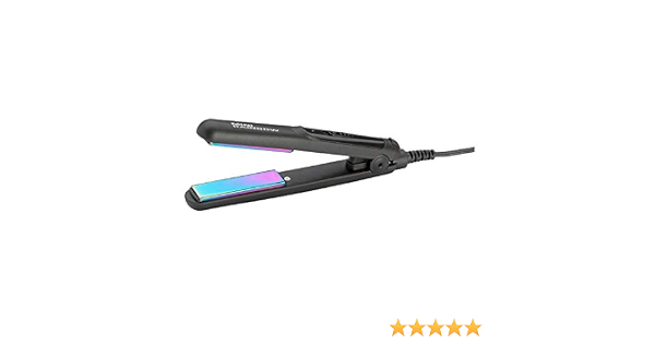 GAMMAPIU' Mini Plancha De Pelo Profesional Rainbow, Efecto Recto Largo,  Elimina La Electrostática, Interruptor De Encendido Y Apagado, Temperaturas  Ajustables, Electrónico, Enchufe Italiana : Amazon.es: Belleza