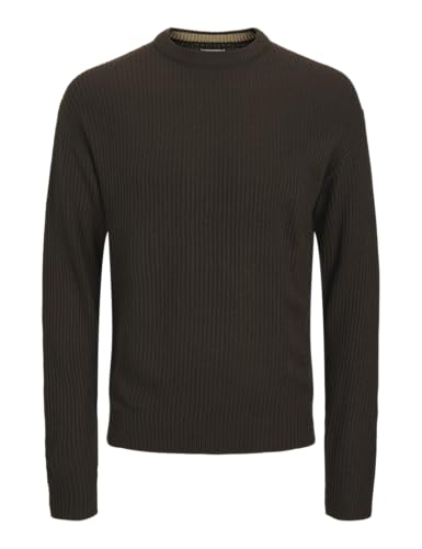 JJ rebel Herren Jreblogan Knit Crew Neck Sn, Delicioso, S EU