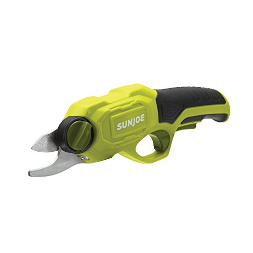 Sun Joe PJ3600C 3.6V 2000 mAh 0.6 Sec Rapid Cutting Cordless Rechargeable Power Pruner, Green