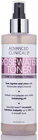 advanced clinicals rosewater toner