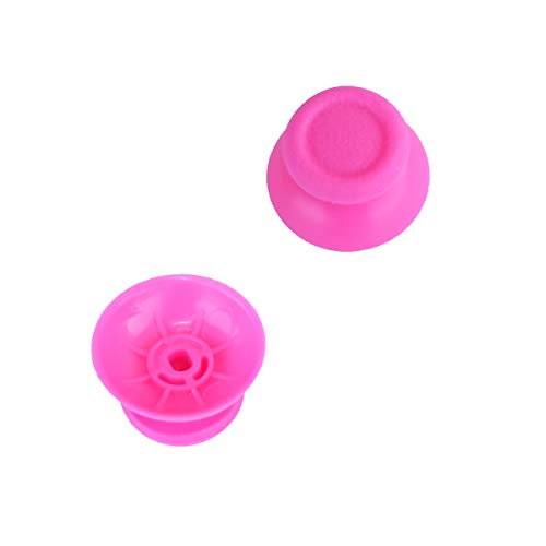 5 Pairs Replacement Analog Stick Joystick Thumbsticks Thumb Grips Buttons for Playstation DualShock 4 PS4 Controller Gampad (Pink)
