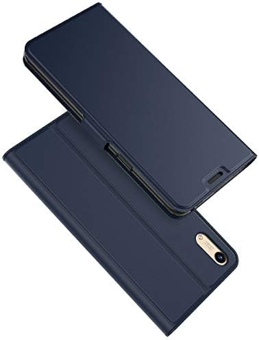 Torubia Wallet Case, Huawei Honor Play 8A Flip Case, Classy Slim Leather Wallet, ID Credit Card Slot Holder for Huawei Honor Play 8A - Blue