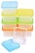 EasyLunchboxes Mini Dippers Small Dip, Condiment, or Sauce Containers, Leak-Resistant, Set of 8