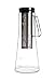 Airtight Cold Brew Coffee Maker - Glass Iced Coffee Brewer - Large Tea Brewing Pitcher - 1.2L (40 oz) Carafe with Seal and Stainless Steel Filter