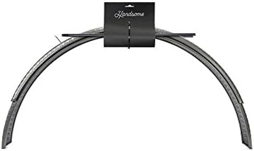 Handsome Cycles Full Coverage Aluminum Bicycle Fenders, Metallic Charcoal, 700c X 45mm