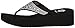 Yellow Box Women's Birder Wedge Flip Flop, Clear, 9 M US