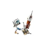 LEGO-City-Space-Deep-Space-Rocket-and-Launch-Control-60228-Model-Rocket-Building-Kit-with-Toy-Monorail-Control-Tower-and-Astronaut-Minifigures-Fun-STEM-Toy-for-Creative-Play-837-Pieces
