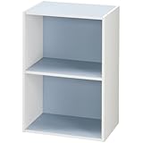 カラーボックス 2段 DCM-FCB6045 BW 41.5x29x59.4㎝