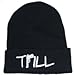 Trill Beanie (Black with White Logo)