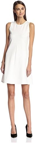 SOCIETY NEW YORK Women's Fit-and-Flare Dress, Ivory, L