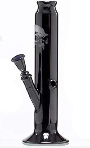 Glass Bong Matt Black Finish - H:32cm - Ø:55mm- Socket:18.8mm (01260N)