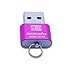 Coromose Hot Pink High Speed USB 2.0 Micro Memory Card Reader