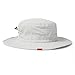 Gill Water Resistant Technical Marine Sun Hat with 50+ UV Sun Protection (Silver, L)