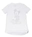 Disney Juniors Minnie and Mickey Mouse Crewneck Jersey T-Shirt (White Mickey Sketch, Medium)