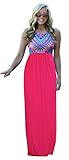 Womens Maxi Boho Summer Long Skirt Evening Cocktail Party Dress
