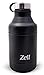 Zell 64 oz Vacuum Insulated Water Bottle | Double Walled Stainless Steel Powder Coated Beer Growler Beverage Bottle | No Sweating, Keeps Your Drink Cold & Hot