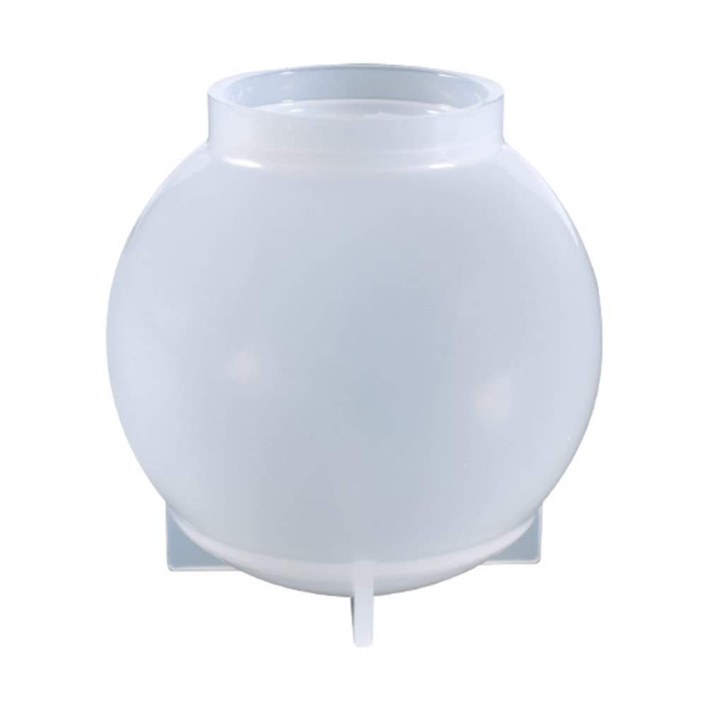 NUOBESTY Crystal Ball Mold - Silicone Sphere Mould for DIY Resin Crafts 80Mm Sphere Mould for Decorative Gifts Candle and Soap Making