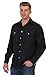 Gioberti Men's Solid Long Sleeve Western Shirt with Pearl Snap-on Buttons, Black, X Large