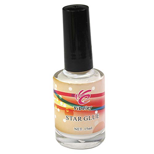 [ US Seller,Ship From CA,US ] Professional 2PCS 15ML Galaxy Star Nail Art Glue for Foil Sticker Nail Transfer Tips Decorations Adhesive White (15ML, 1PCS) - Thumbnail 3
