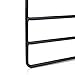 Amber Home Deluxe 1 Pack Metal Pants Hanger Multi-Layer Jeans Trouser Hanger, 5 Tier Open Ended Slack Hanger Closet Organizer Space Saver for Tie Scarf Shock Jeans Towel Clothes (1 Pack)