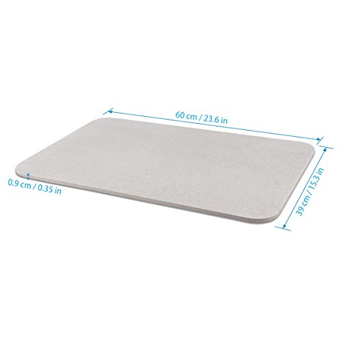 WINOMO Diatomaceous Earth Bath Mat Natural Antibacterial AntiSlip