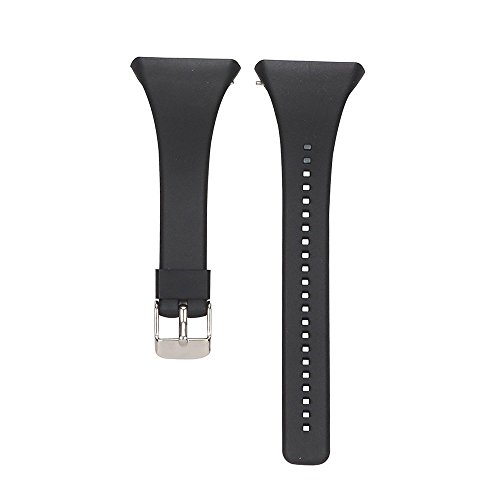 1pc Replacement Wrist Bands for Polar FT7 Heart Rate Monitor Accessories Fitness Bracelet Sport Wireless Activity Tracker, Black