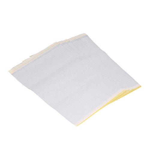 15 Sheets Tattoo Transfer Paper Tattooing Carbon Thermal Stencil Copier Paper Tracing Paper Tattoo Accessories with 4 Layers