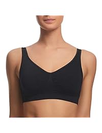 Sujetador sin cables Transpirable sin costuras con almohadillas extraíbles Gloria Vanderbilt Paquete de 2