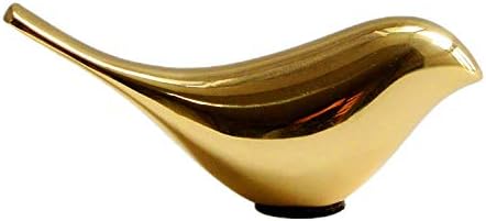 Copper Bird Figurine Metal Robin Statue Home Decor Animal Sculptures and Statues Handmade Artware Gifts (1)