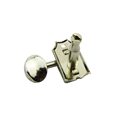 IKN Guitar Tuning Pegs 6-in-line Nickel Fender Vintage Style Strat Style Machine Head