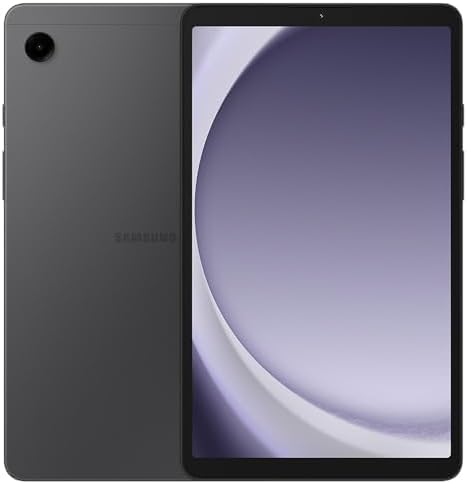 Samsung Galaxy Tab A9 (SM-X110), 64 GB, 4 GB de RAM, solo WiFi, versión internacional (paquete de cargador de pared de 15 W) (gris)