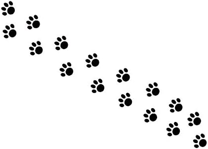 Amazon Co Jp 車のステッカーの装飾 美しい動物キャット足プリント車のステッカーファッションボディデコレーションポリ塩化ビニール防水日焼け止めデカール黒 白18cm 15cm Color Black ベビー マタニティ