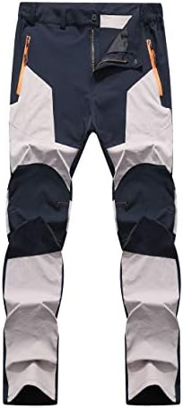 FANHANG Outdoor Quick Dry Lightweight Waterproof Breathable Hiking Mountain Ski Fishing Pants for Men Women