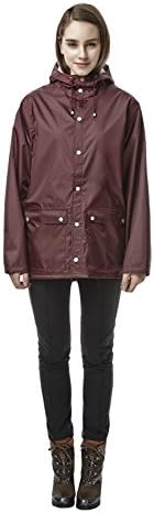 Club Cambridge Men's Women's Unisex waterproof trench raincoat rain jackets X LARGE, 15002_Wine, X-Large