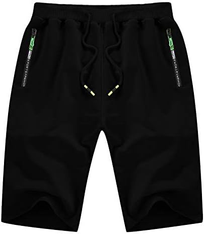 CRZ YOGA Men's Four-Way Stretch Workout Shorts - 9'' Linerless