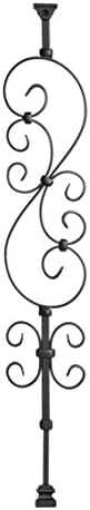 Carolina Stair Supply ISSCR-ORC Standard Scroll Adjustable Baluster, Oil Rubbed Copper