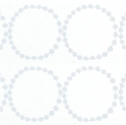 mt Washi Masking Tape designer deco tape white silver metallic circle