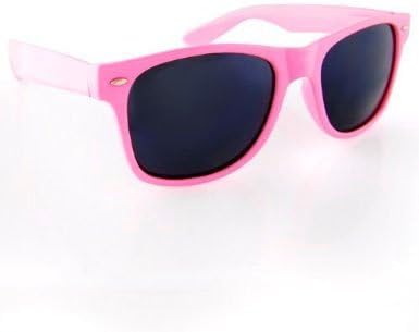 Classic Wayfarer Style Sunglasses Free Case Included Large Lens Size - Pink
