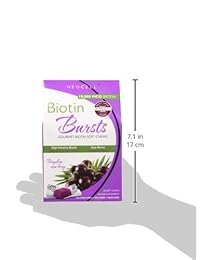 Neocell Laboratories Asaí masticable Biotin Bursts, alta potencia, 30 onzas fluidas, S1560515N, 1, 1