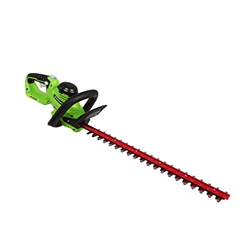 Greenworks 24V 22" Cordless Laser Cut Hedge Trimmer, Tool Only Pricepulse