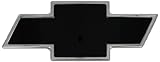 AMI 96195KP Chevy Bowtie Grille Emblem - Polished/Black Powder coat, 1 Pack