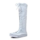 West Blvd Sneaker Boots White Canvas, 9