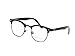 zeroUV Vintage Inspired Classic Half Frame Horn Rimmed Clear Lens Glasses (Black-Gunmetal)