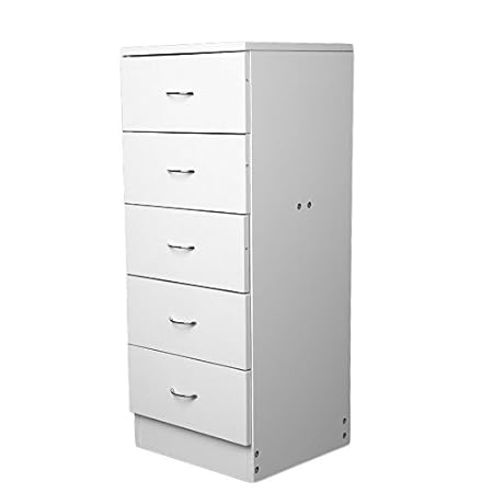 Homgrace Mdf Chipboard Chests Of 5 Storage Drawers Units With