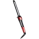 Remington CI96Z1 Silk Ceramic Elliptical Waving Wand, 1-Inch, Red