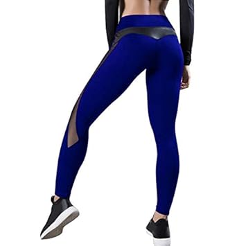 CHZDNVYJK High Waist Women Yoga Pants Push Up Breathable ...