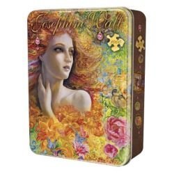 MasterPieces Puzzle Company Summer Breeze Collectible Jigsaw Puzzle Tin (1000-Piece), Art by Josephine Wall by MasterPieces